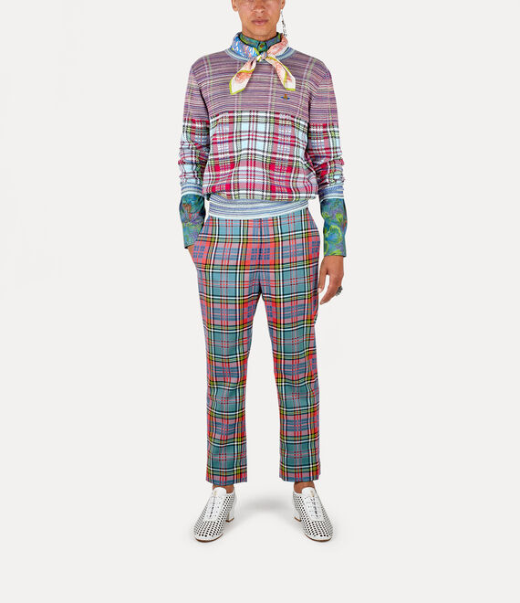 Vivienne Westwood Cropped Cruise Trousers in TARTAN